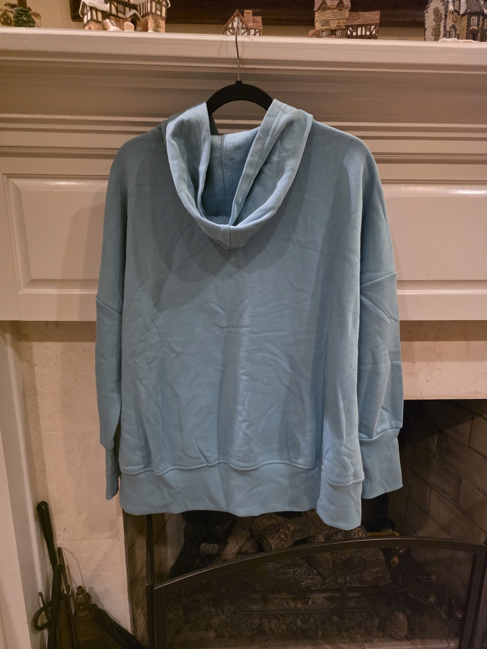 Zenana Outfitters Light Blue Hooded Pullover & Jogger Set - Picture 3 of 6